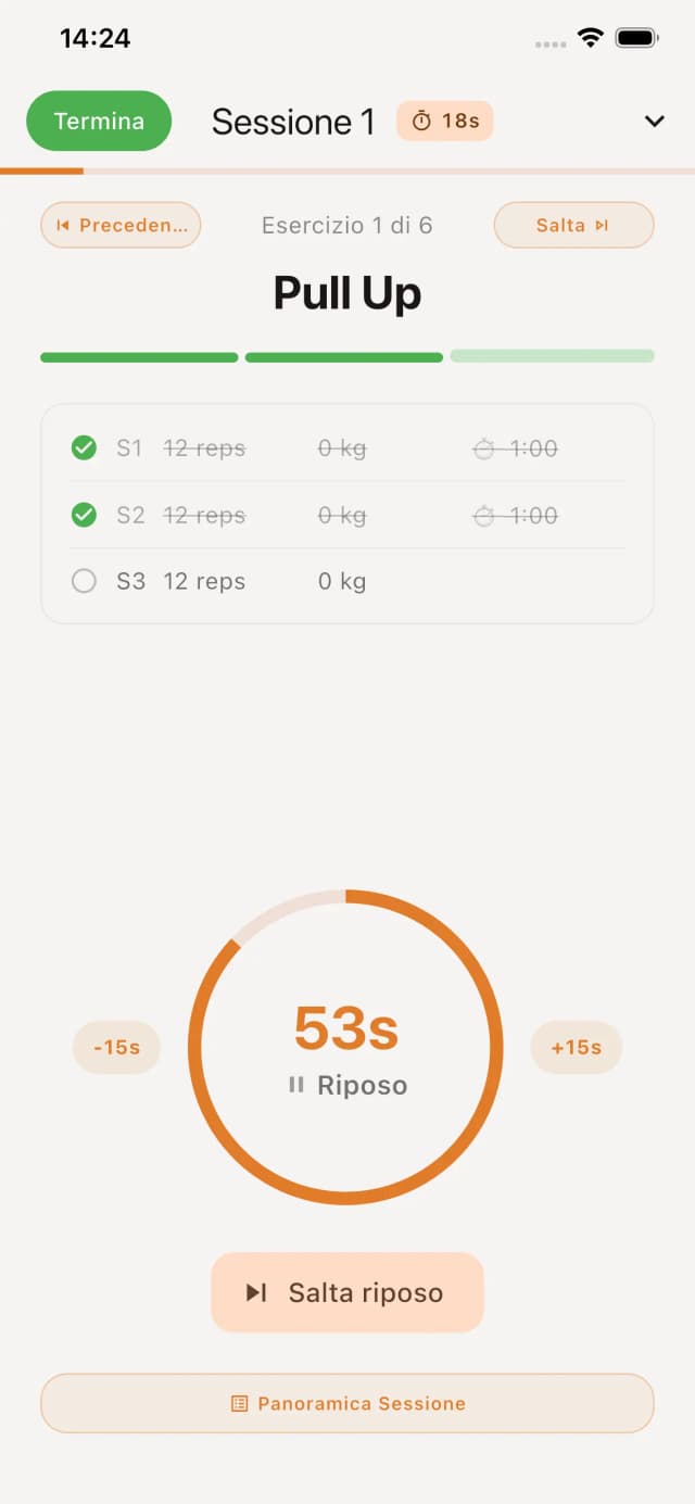 Rest timer